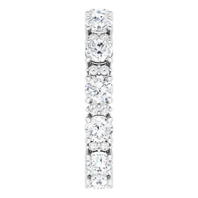 2.44 ct. Round Diamond Eternity Band-VIRABYANI